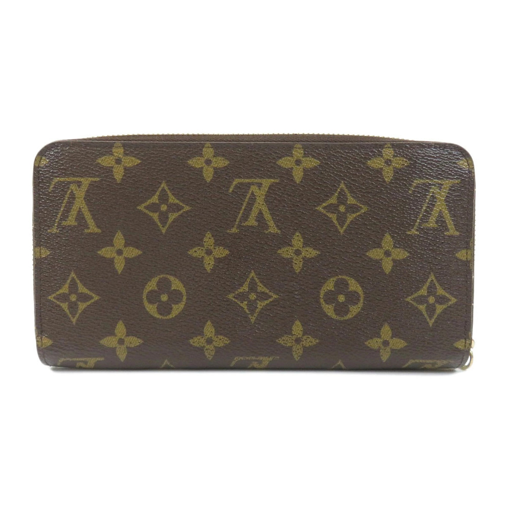 Louis Vuitton Zippy Wallet Wallet Long V Canvas Monogram Grenade Brown